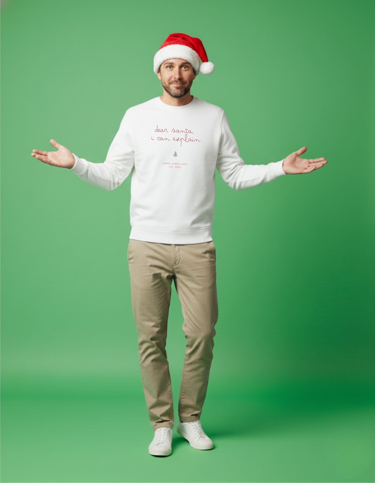 Dear Santa, I Can Explain Adult Sweater