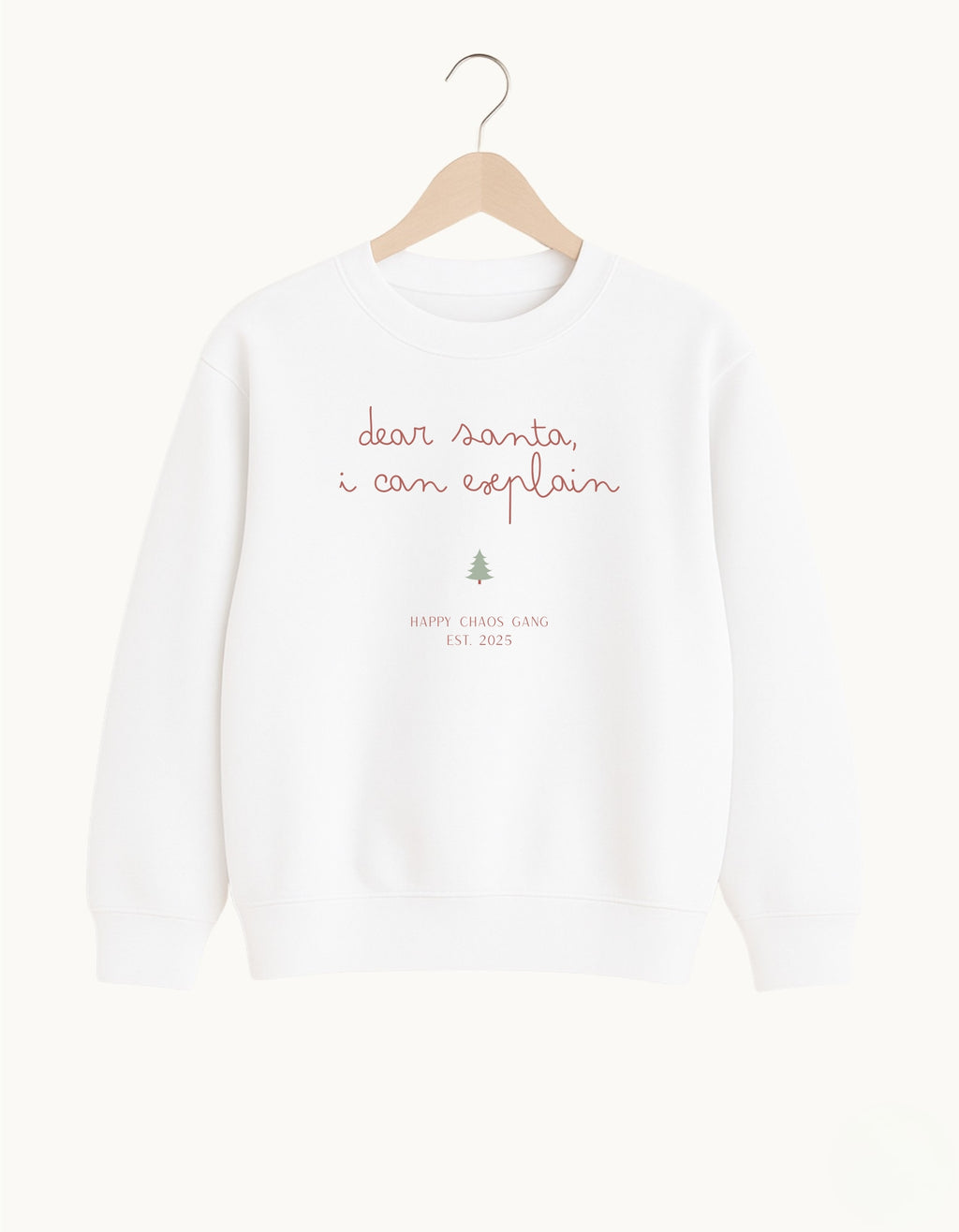Dear Santa, I Can Explain Adult Sweater