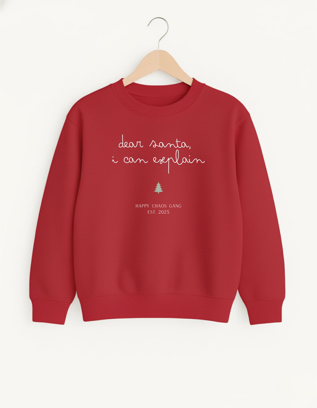Dear Santa, I Can Explain Adult Sweater