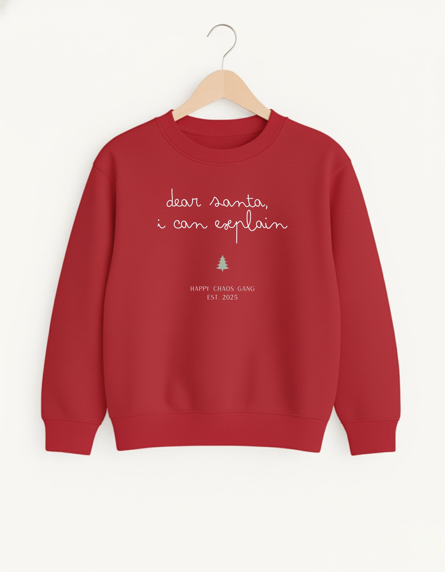 Dear Santa, I Can Explain Adult Sweater
